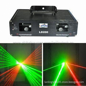 250mW RG Double Tunnel Fat Beam Laser Light, 10 to 12mm Beam Diameter